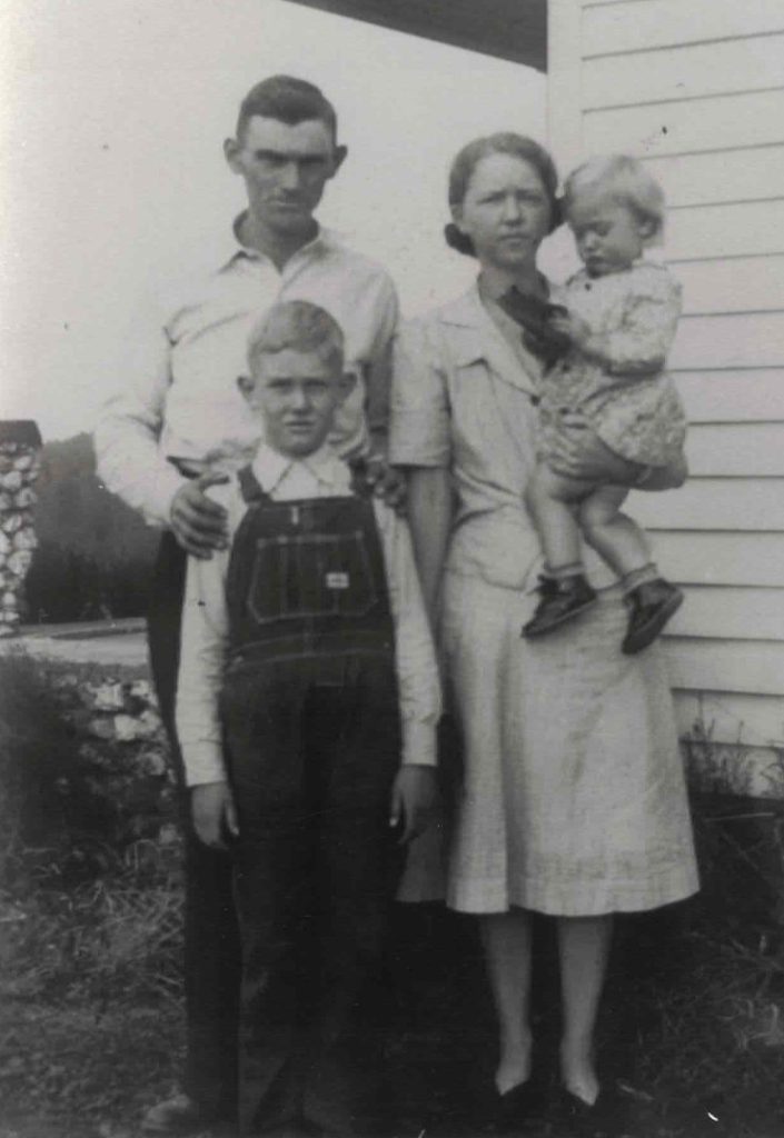 My mother, Martha Howard (McCosar) was one of two children. This is a family photo, probably taken in 1943, when she was approximately two years old.