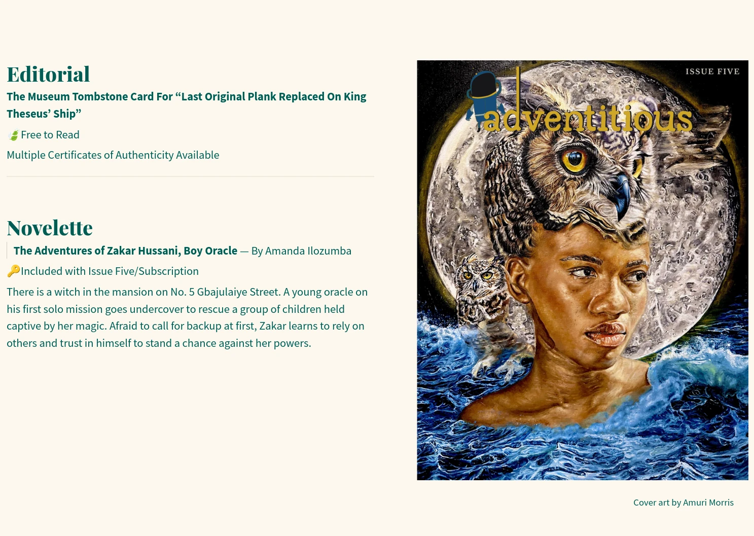Profile: Adventitious